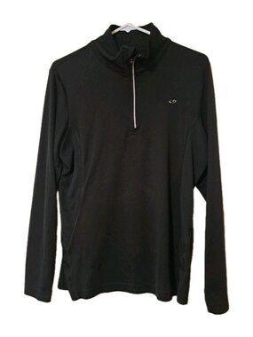 Champion Womens Athletic Jacket Xxl  Black Zip Up Athletic Crew Neck Fitness